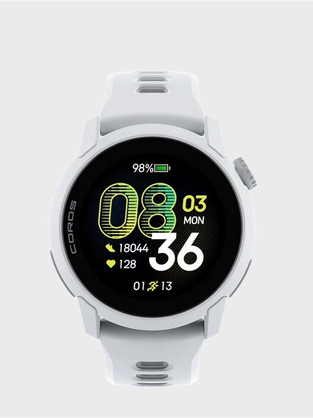 Coros Pace 4 White GPS Sports Smartwatch - Lightweight Fitness Watch